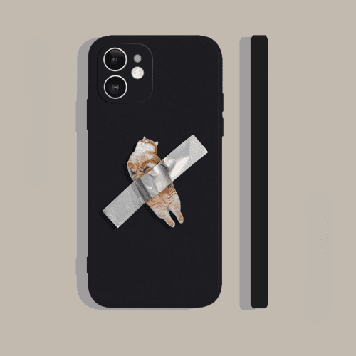 [ Meme Case ] Tape cat phone case |  | Three Fleas