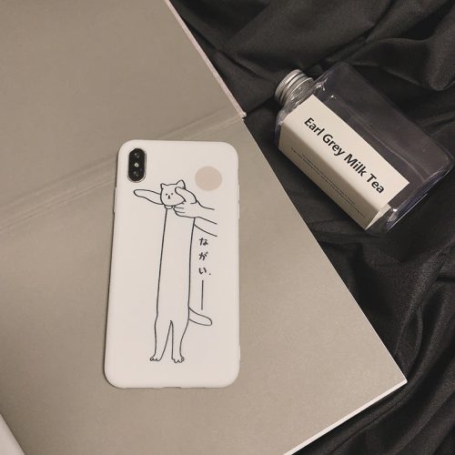 「iPhone」Japanese Style Cat or Bears Soft Coverphone accessories - Three Fleas