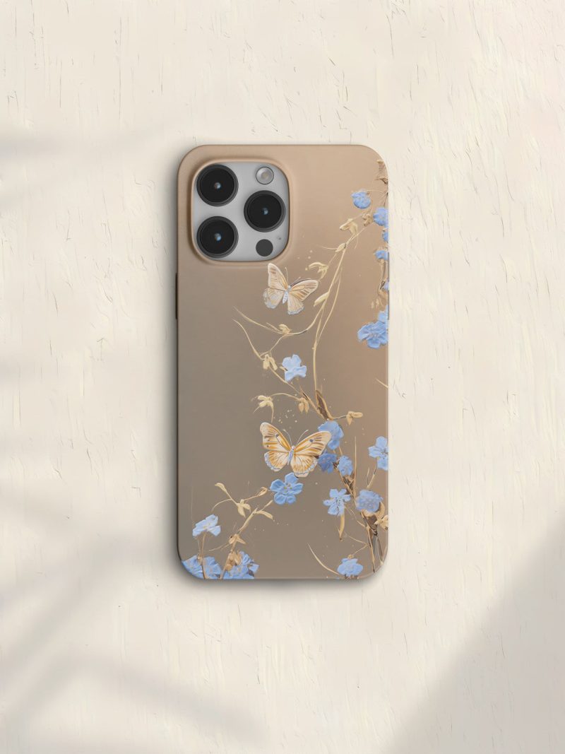 2 Chinoiserie ButterflywithFlowersPrintedPhoneCase