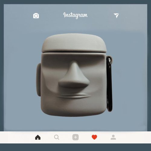 Stone Moai AirPods CaseAirPods Case - Three Fleas