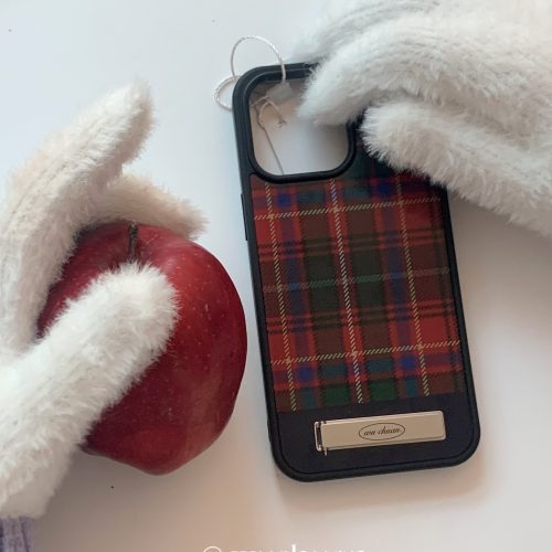 3RedPlaidPhoneCasewithStand