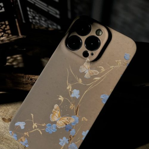 4 Chinoiserie ButterflywithFlowersPrintedPhoneCase