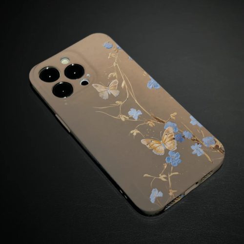 5 Chinoiserie ButterflywithFlowersPrintedPhoneCase