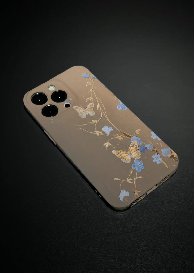 5 Chinoiserie ButterflywithFlowersPrintedPhoneCase