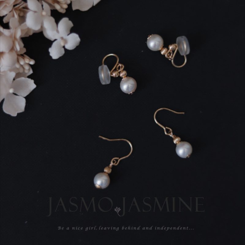 6 7mmWhiteFreshwaterPearlDangleEarrings8