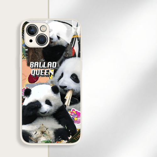 [ Meme Case ] Panda Panda Silicone Mirror Case | phone accessories | Three Fleas