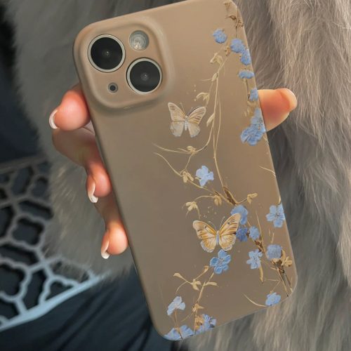 6 Chinoiserie ButterflywithFlowersPrintedPhoneCase