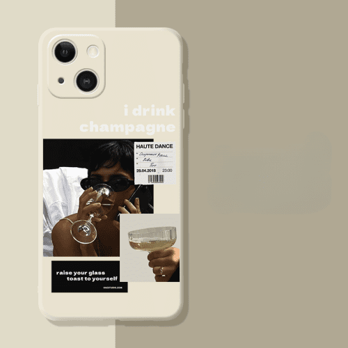 [ Meme Case ] I drink champagne phone case | phone accessories | Three Fleas