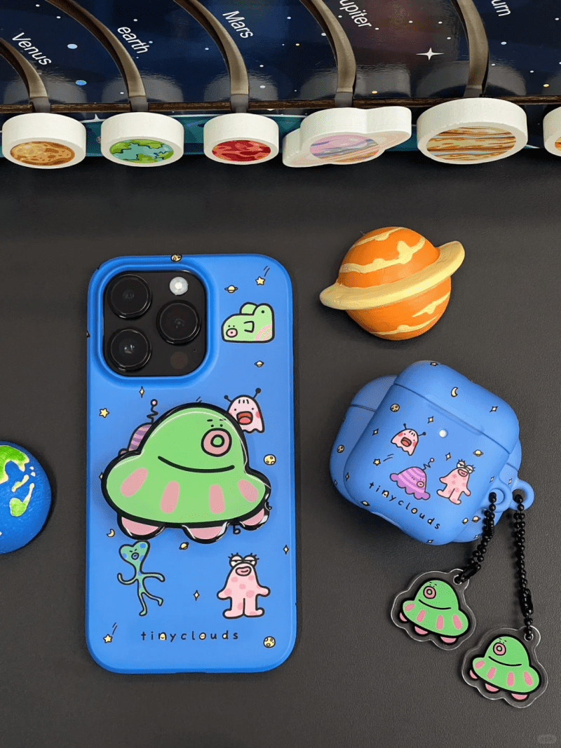 AlienPrintedFunnyPhoneCase1