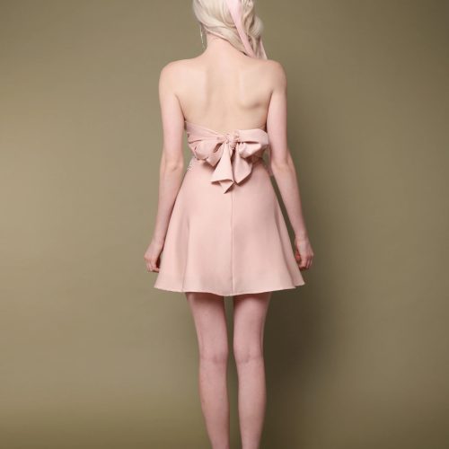 AmeliaDiamondFringeHalterMiniDressinPink2