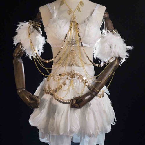 AngelWingsFeatherDressSet10