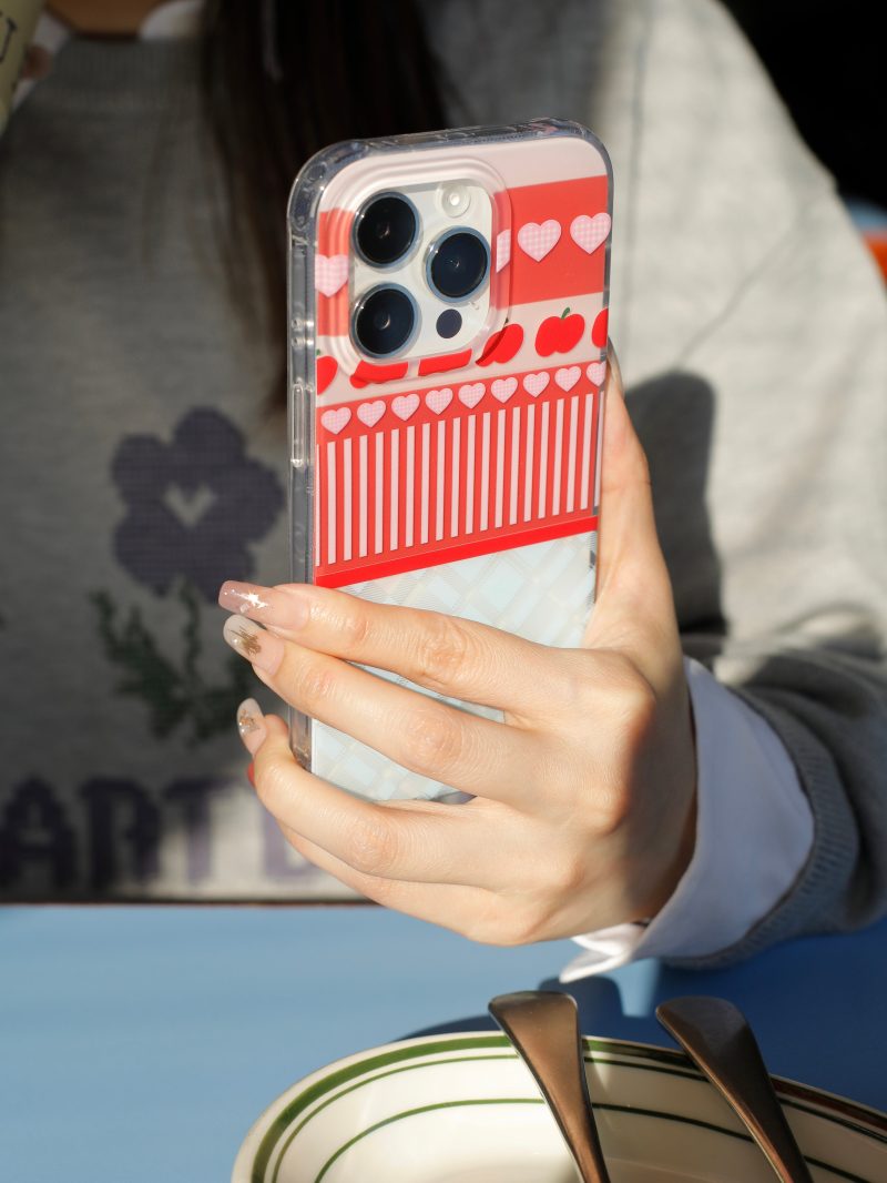 AppleHeartPrintedPhoneCase5