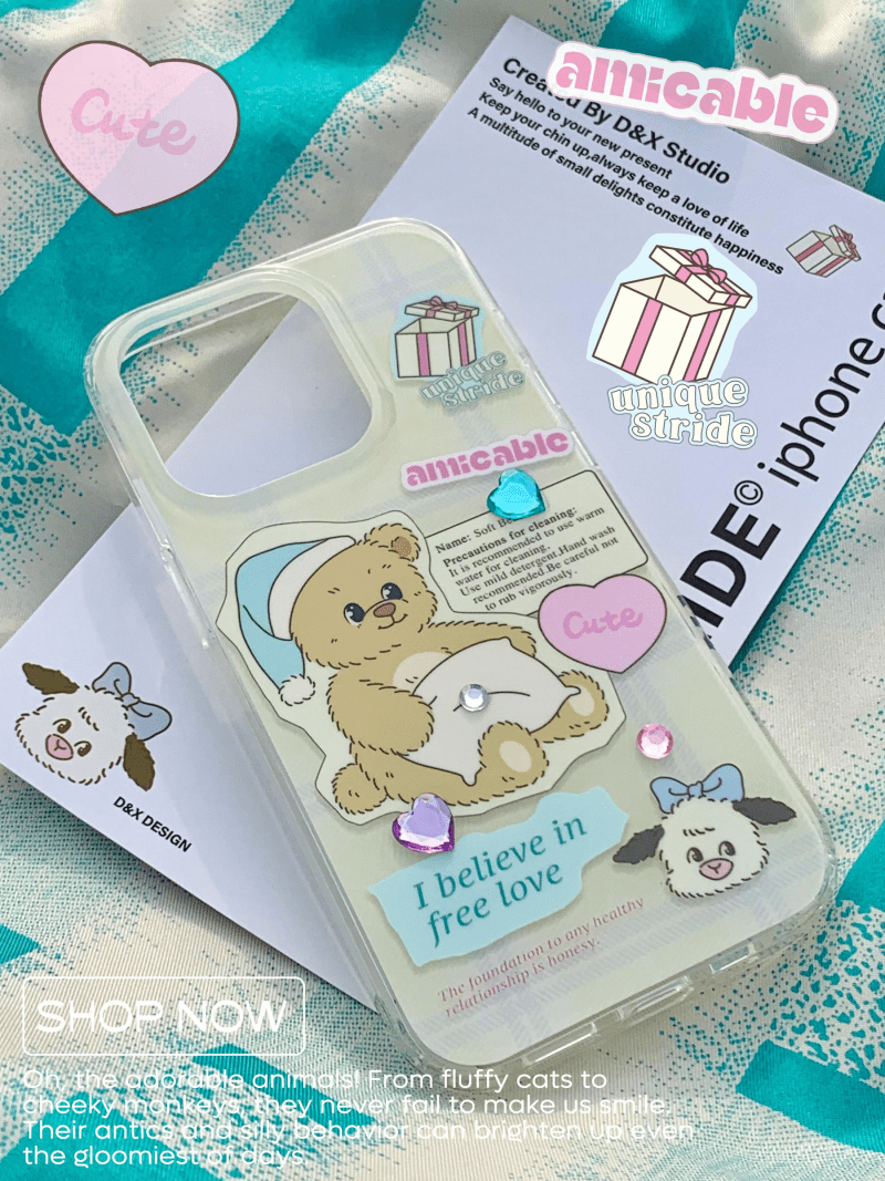 BabyBearPrintedPhoneCase1