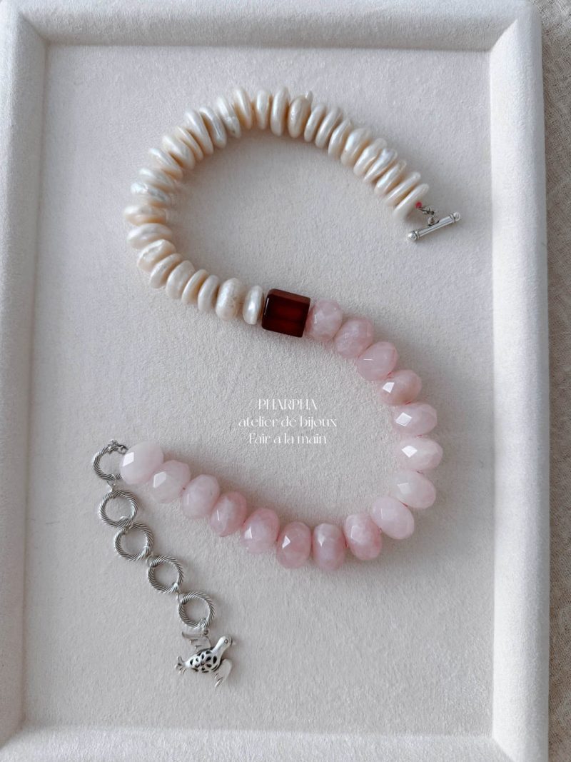 BaroquePearlPinkCrystalOmbreBeadedNecklace3