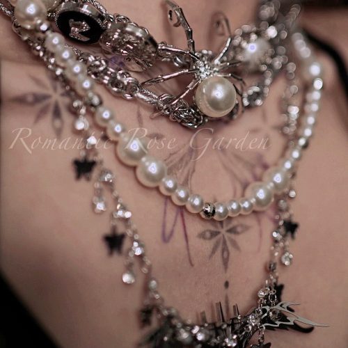 BaroqueSpiderWingPearlChoker2