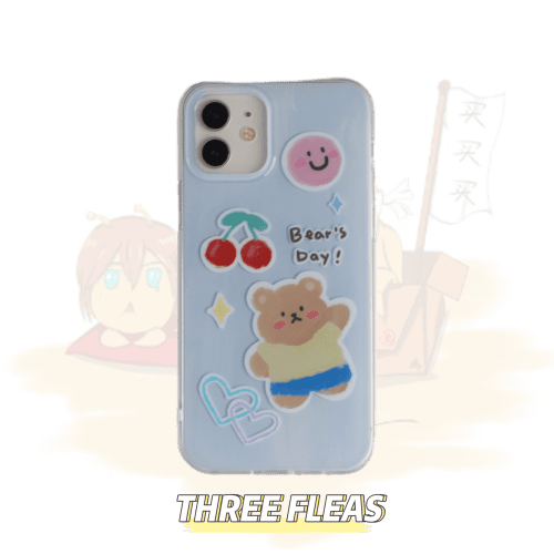 BearButterflyPrintedPhoneCase13