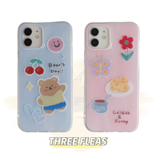 BearButterflyPrintedPhoneCase15