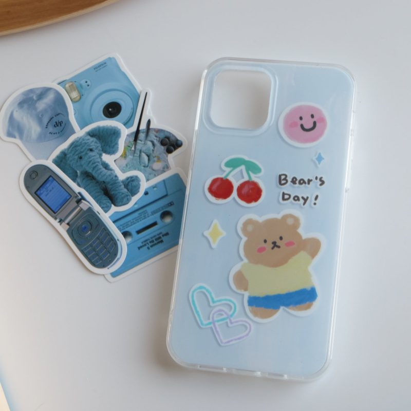 BearButterflyPrintedPhoneCase3