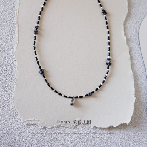 BlackOnyxBeadedNecklace6