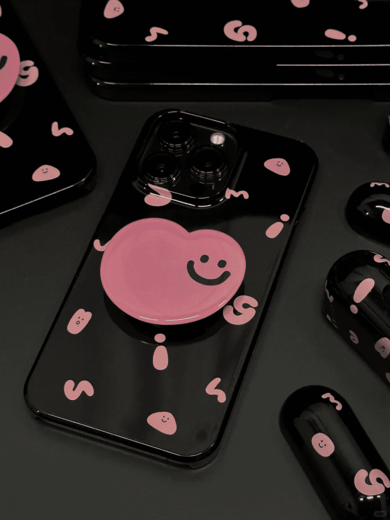 BlackPinkBeanPrintedFunnyPhoneCase1