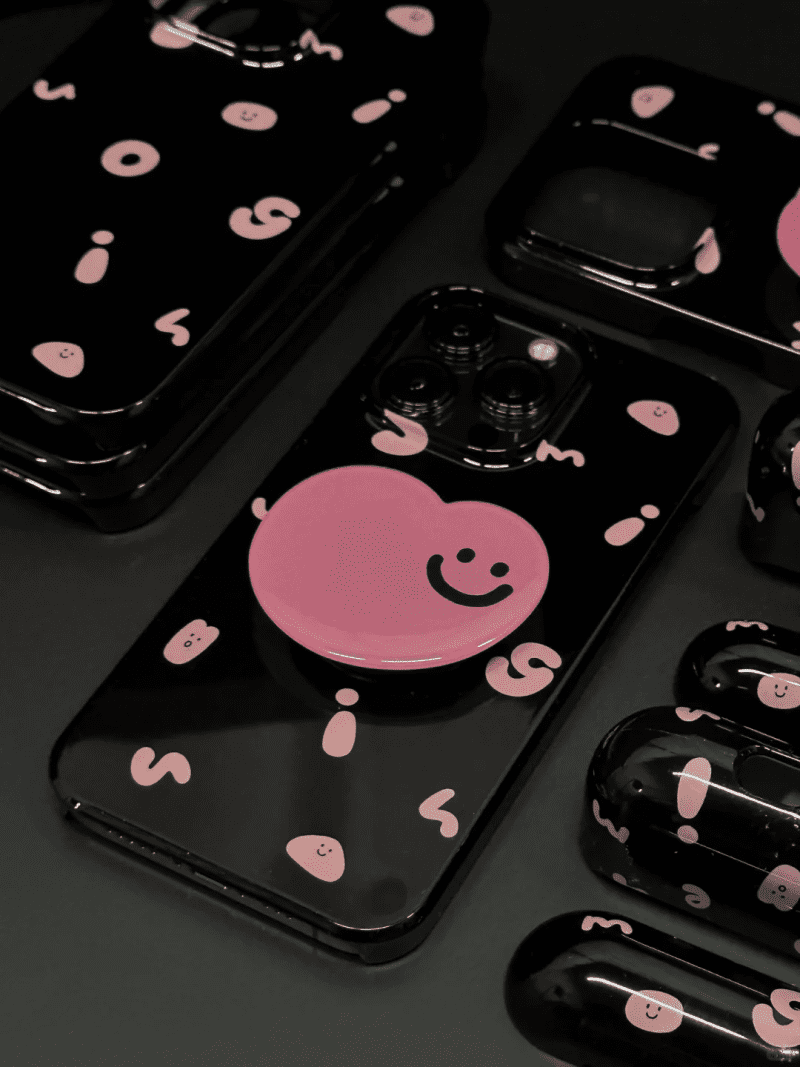 BlackPinkBeanPrintedFunnyPhoneCase2