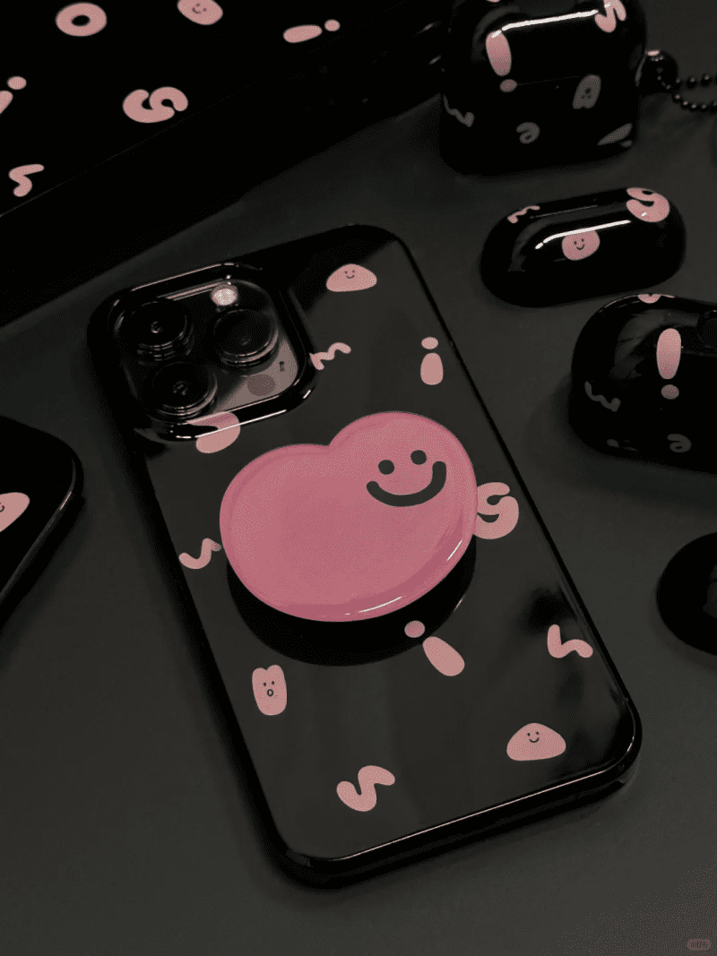 BlackPinkBeanPrintedFunnyPhoneCase4