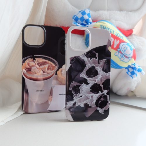 BlackRosesandCafePrintedPhoneCase3