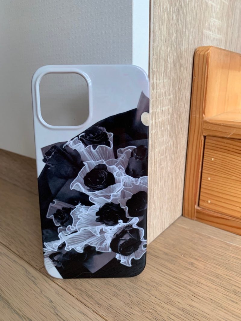 BlackRosesandCafePrintedPhoneCase6