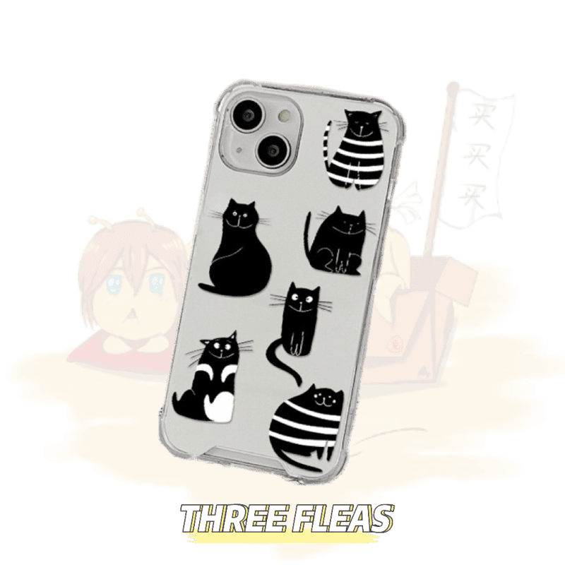 Blackcatsmirrorphonecase