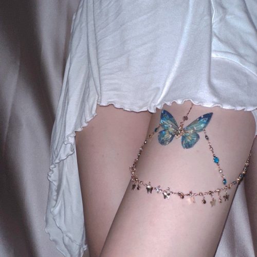 BlueButterflyLegChain1