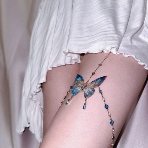 BlueButterflyLegChain3