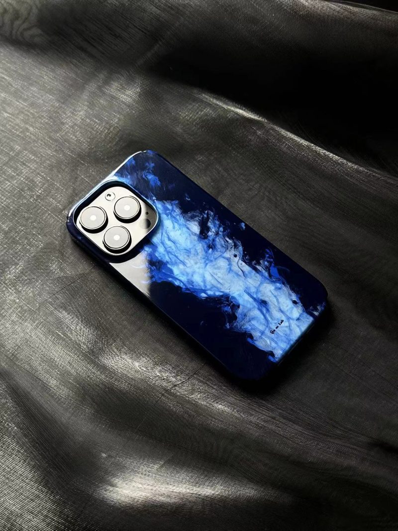 BlueFirePrintedPhoneCase2