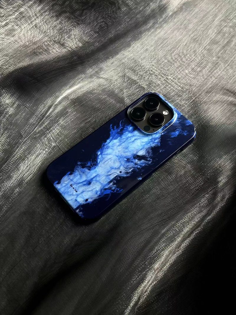 BlueFirePrintedPhoneCase3