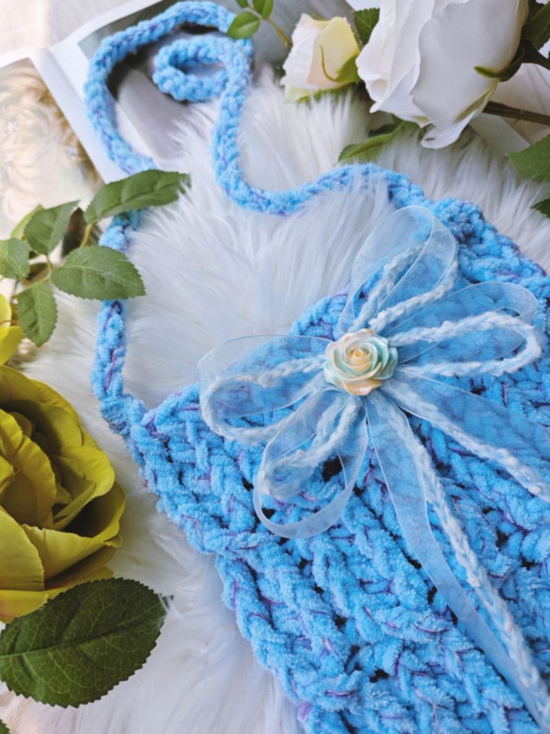 BlueFlowerBowCrochetCrossbodyBag2