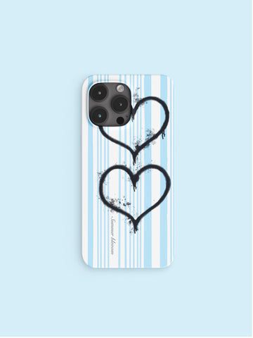 BlueStripeHeartPrintedPhoneCase2 25ce7714 7adc 4291 954f