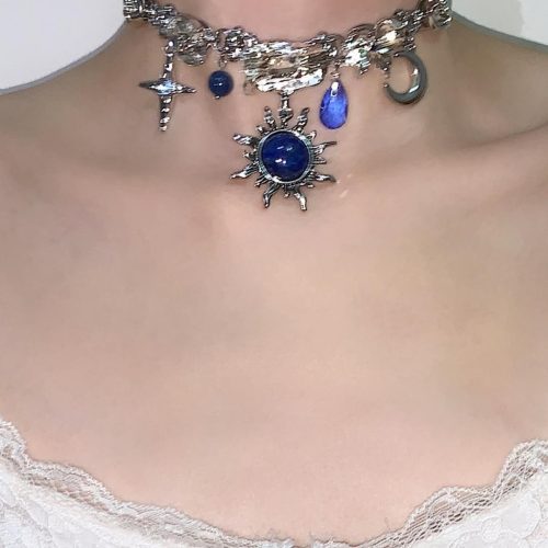 BlueSunPendantStatementChoker2