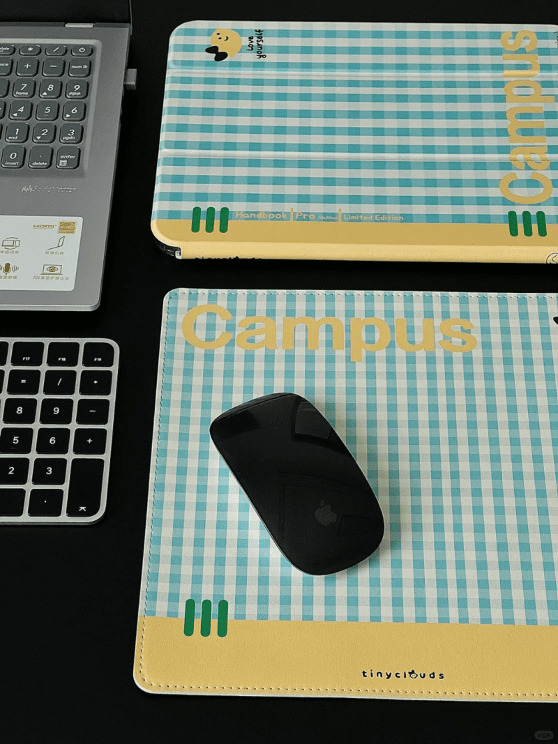 BlueYellowPlaidMousePad11