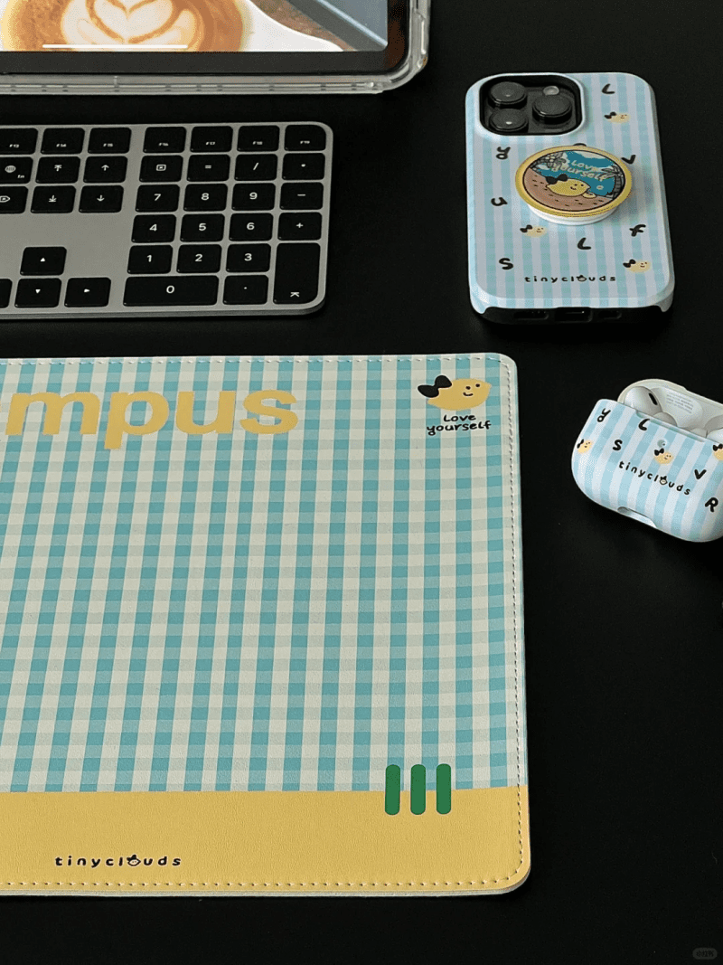 BlueYellowPlaidMousePad2