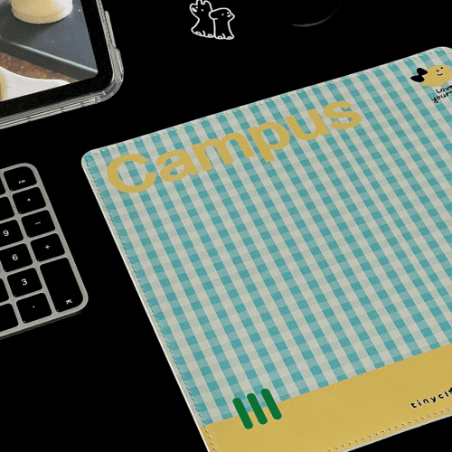 BlueYellowPlaidMousePad7