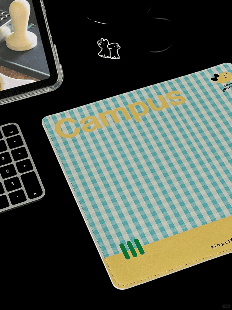 BlueYellowPlaidMousePad7