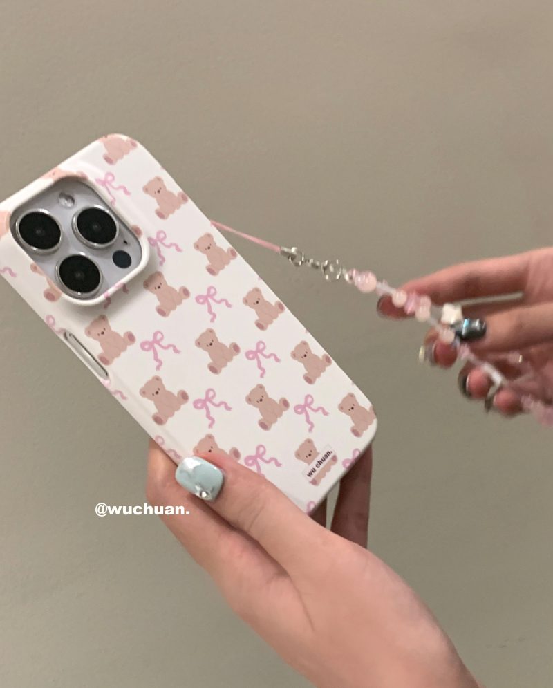 BowBearPrintedDoubleLayerPhoneCase4