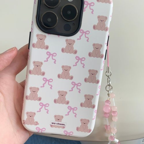 BowBearPrintedDoubleLayerPhoneCase6