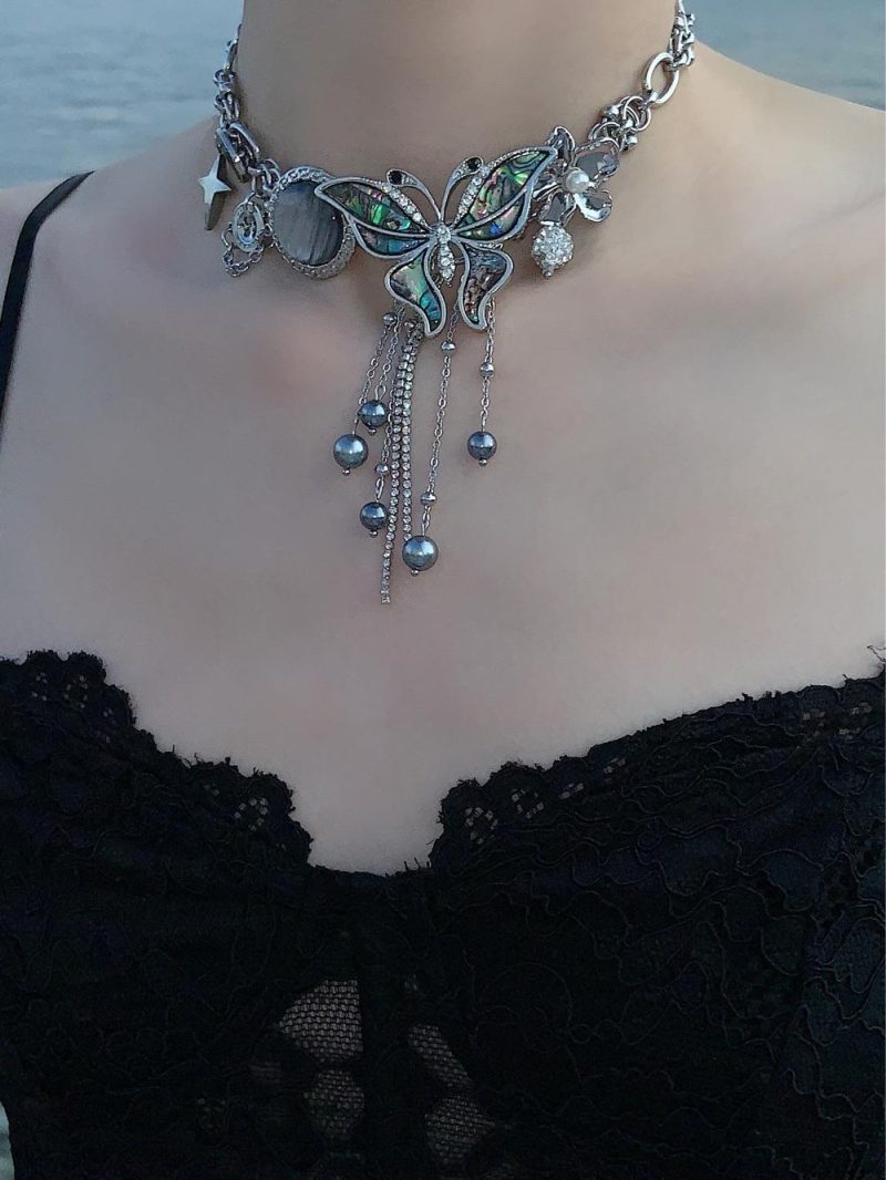 ButterflyDukeTasselChoker4