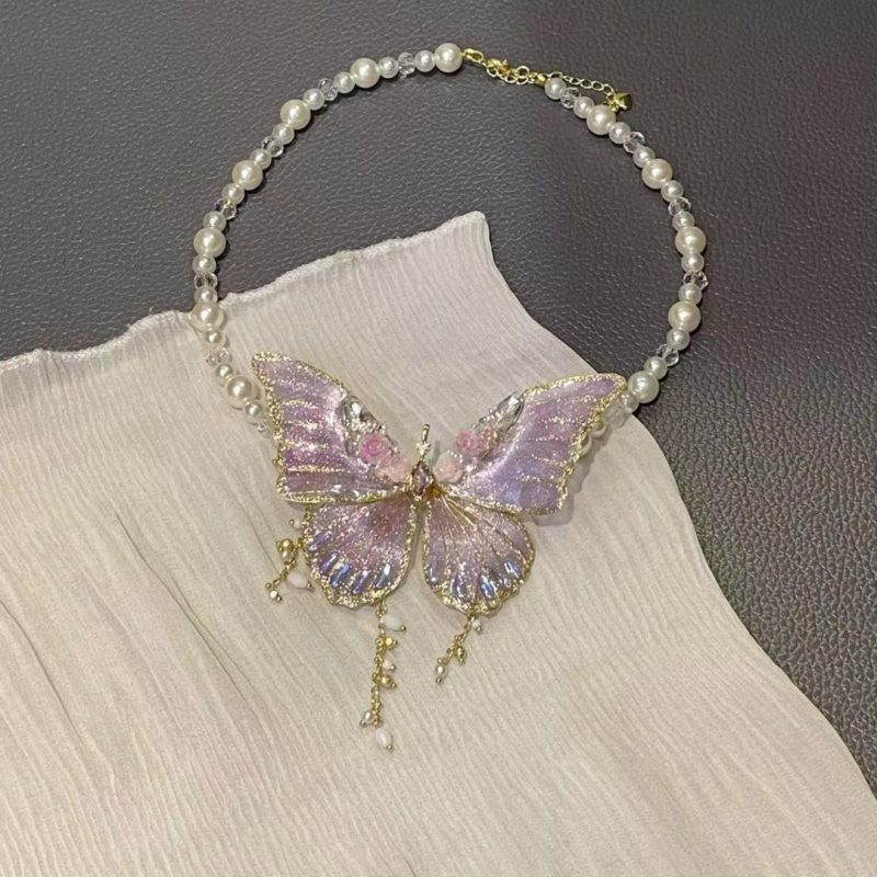 ButterflyFairyPearlNecklace1