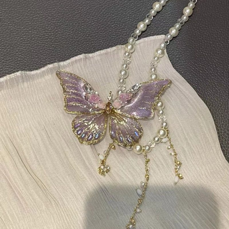 ButterflyFairyPearlNecklace2