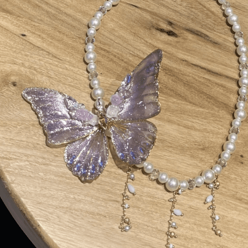 ButterflyFairyPearlNecklace4