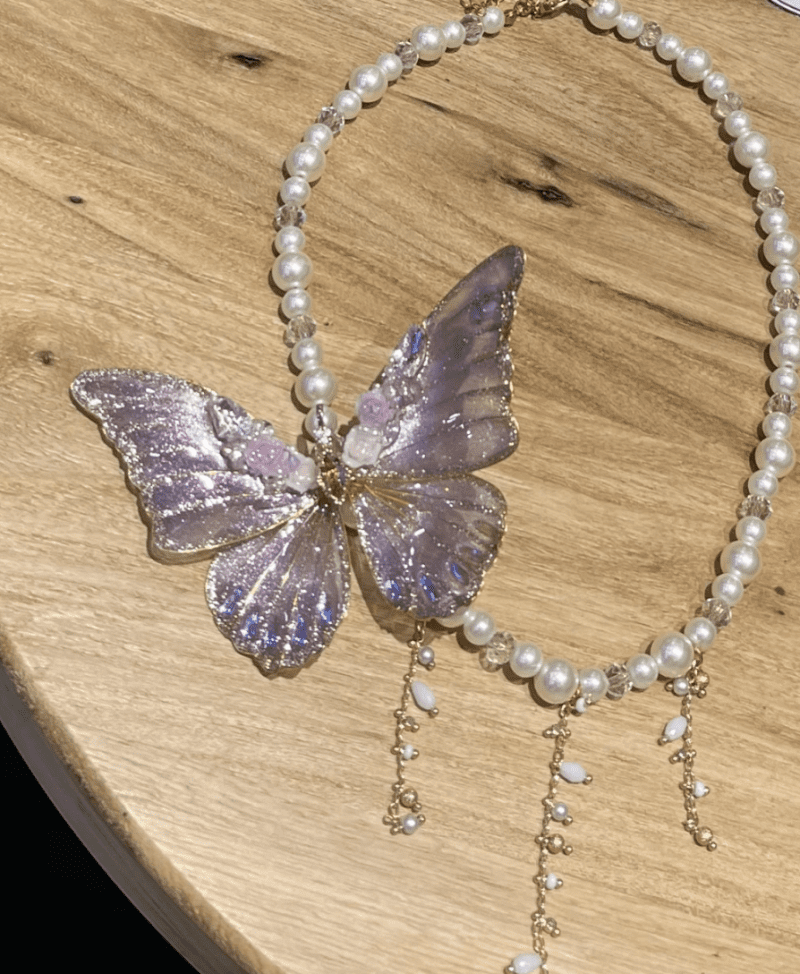 ButterflyFairyPearlNecklace4