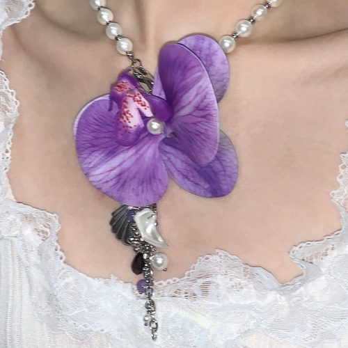 ButterflyOrchidTasselNecklace5