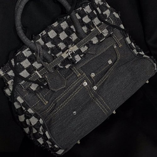 ButterflyPatchDenimHandbag4