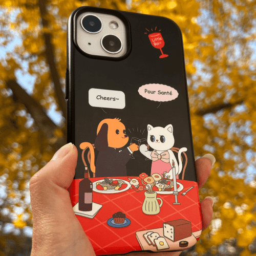 CartoonPuppyandKittenPrintedPhoneCase5